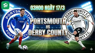 Nhận định bóng đá Portsmouth vs Derby County, 03h00 ngày 17/3