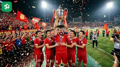 "Cơn lốc đỏ" Nam Định: Từ kẻ bám đuổi đến ngôi vương V-League 2026