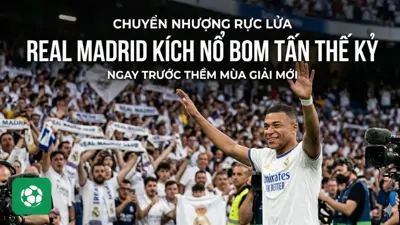 Chuyển nhượng rực lửa: Real Madrid kích nổ bom tấn thế kỷ ngay trước thềm mùa giải mới.