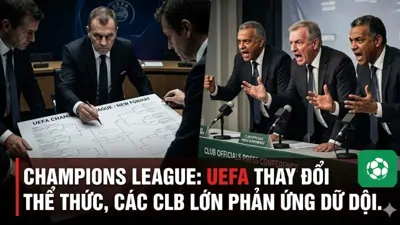 Champions League: UEFA thay đổi thể thức, CLB lớn phản đối