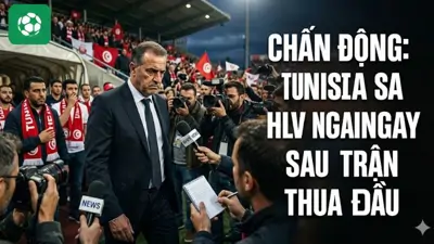 Chấn động: Tunisia sa thải HLV ngay sau trận thua đầu