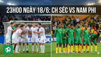 Nhận định trận đấu 23h00 ngày 18/6: CH Séc vs Nam Phi