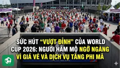 Sức hút "vượt đỉnh" của World Cup 2026: Giá vé tăng phi mã