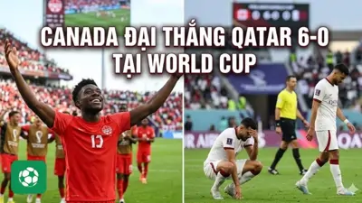Canada đại thắng Qatar 6-0 tại World Cup: Cơn địa chấn